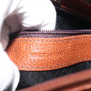 BALLY Tote Bag Leather Brown Gold Auth BA6025-12