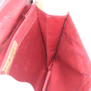 CARTIER Must Line Shoulder Bag Leather Bordeaux Gold Auth BA6028-19