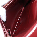 CARTIER Must Line Shoulder Bag Leather Bordeaux Gold Auth BA6028-21