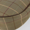 Burberrys Nova Check Shoulder Bag Canvas Beige Gold Auth BA6029-9