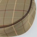 Burberrys Nova Check Shoulder Bag Canvas Beige Gold Auth BA6029-14