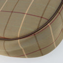 Burberrys Nova Check Shoulder Bag Canvas Beige Gold Auth BA6029-16