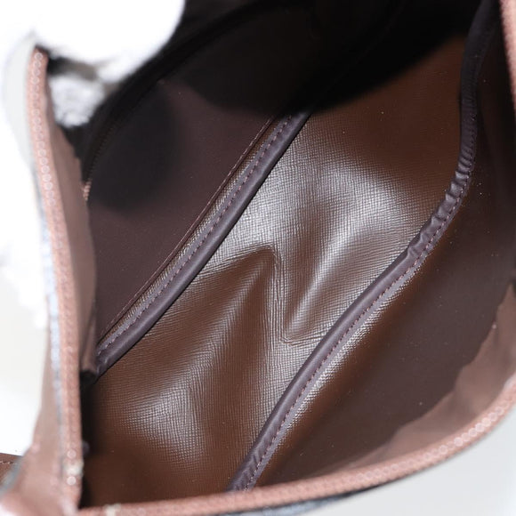 Burberrys Nova Check Shoulder Bag Canvas Beige Gold Auth BA6029