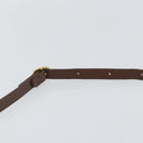 Burberrys Nova Check Shoulder Bag Canvas Beige Gold Auth BA6029-8