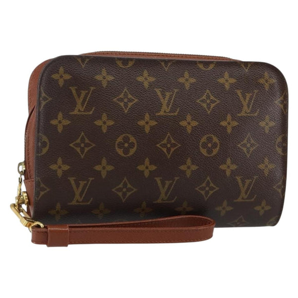 LOUIS VUITTON Monogram Orsay Clutch Bag M51790 LV Auth BA6036