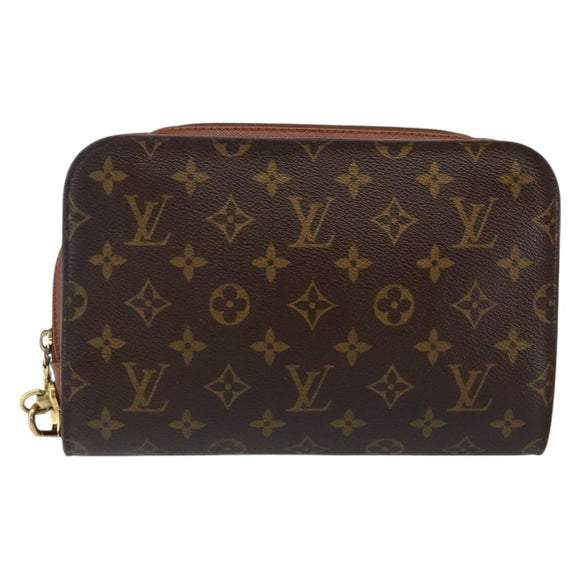 LOUIS VUITTON Monogram Orsay Clutch Bag M51790 LV Auth BA6036