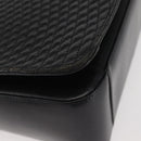 BALLY Shoulder Bag Leather Black Gold Auth BA6042-12