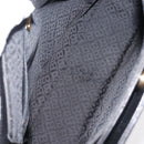 BALLY Shoulder Bag Leather Black Gold Auth BA6042-17