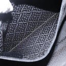 BALLY Shoulder Bag Leather Black Gold Auth BA6042-21