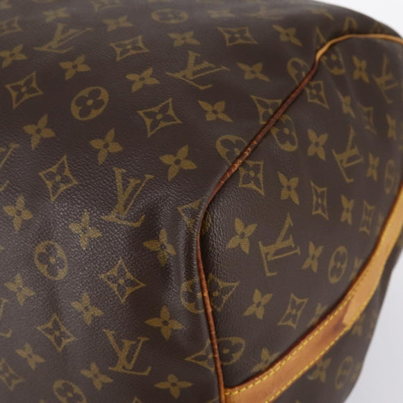 LOUIS VUITTON Monogram Keepall Bandouliere 55 Boston Bag M41414 LV Auth BA6044