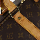 LOUIS VUITTON Monogram Keepall Bandouliere 55 Boston Bag M41414 LV Auth BA6044-16