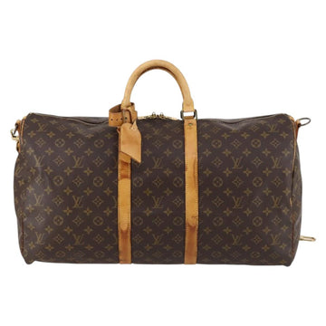 LOUIS VUITTON Monogram Keepall Bandouliere 55 Boston Bag M41414 LV Auth BA6044 - 0