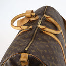 LOUIS VUITTON Monogram Keepall Bandouliere 55 Boston Bag M41414 LV Auth BA6044-6