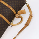 LOUIS VUITTON Monogram Keepall Bandouliere 55 Boston Bag M41414 LV Auth BA6044-7