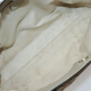 GUCCI GG Canvas Web Sherry Line Tote Bag Beige Red Green 257061 Auth BA6046-10