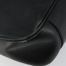 GUCCI Bamboo Hand Bag Leather Black Gold 001 3754 1638 Auth BA6049-9