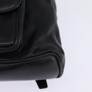 GUCCI Bamboo Backpack Leather Black Gold 003 1705 0030 Auth BA6050-17