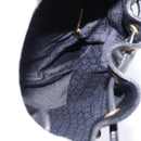 GUCCI Bamboo Backpack Leather Black Gold 003 1705 0030 Auth BA6050-20