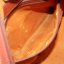 MCM Logogram Vicetos Hand Bag PVC Leather Brown Gold Auth BA6052-20