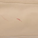 Salvatore Ferragamo Vala Hand Bag Leather 2way Beige Gold Auth BA6053-13