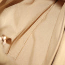 Salvatore Ferragamo Vala Hand Bag Leather 2way Beige Gold Auth BA6053-21