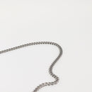 Stella MacCartney Chain Fabera Shoulder Bag Suede Gray Silver Auth BA6056-15