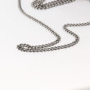 Stella MacCartney Chain Fabera Shoulder Bag Suede Gray Silver Auth BA6056-8