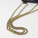 Chloe Elsie Shoulder Bag Enamel Black Gold Auth BA6058-7