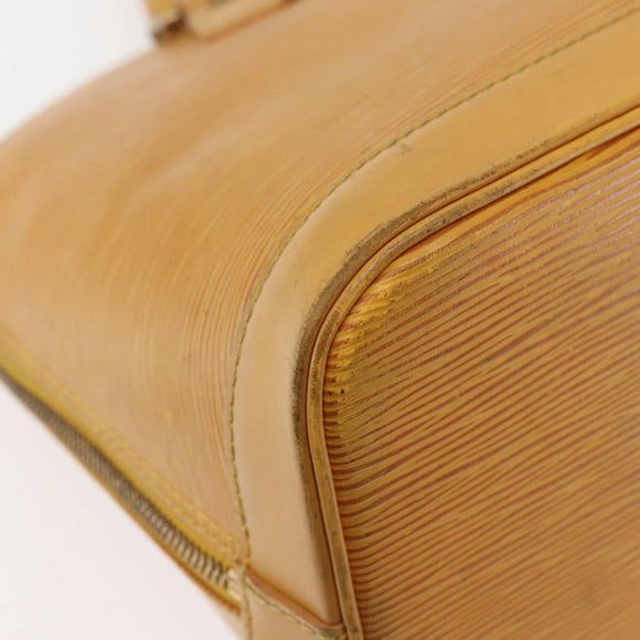 LOUIS VUITTON Epi Alma Hand Bag Yellow M52149 LV Auth BA6059