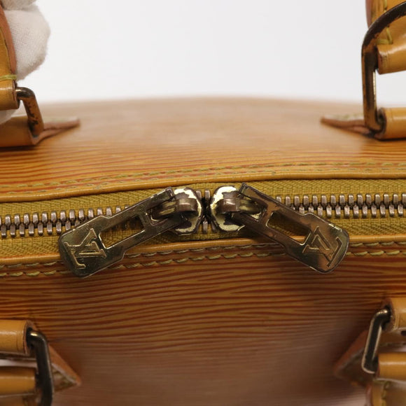 LOUIS VUITTON Epi Alma Hand Bag Yellow M52149 LV Auth BA6059