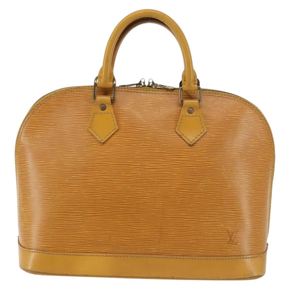 LOUIS VUITTON Epi Alma Hand Bag Yellow M52149 LV Auth BA6059