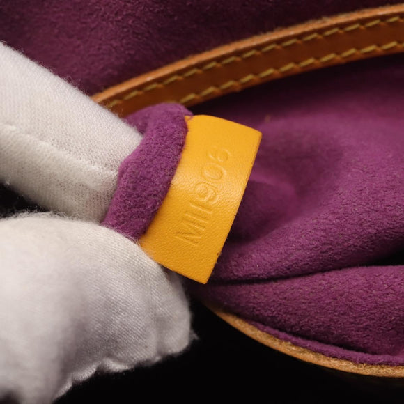 LOUIS VUITTON Epi Alma Hand Bag Yellow M52149 LV Auth BA6059