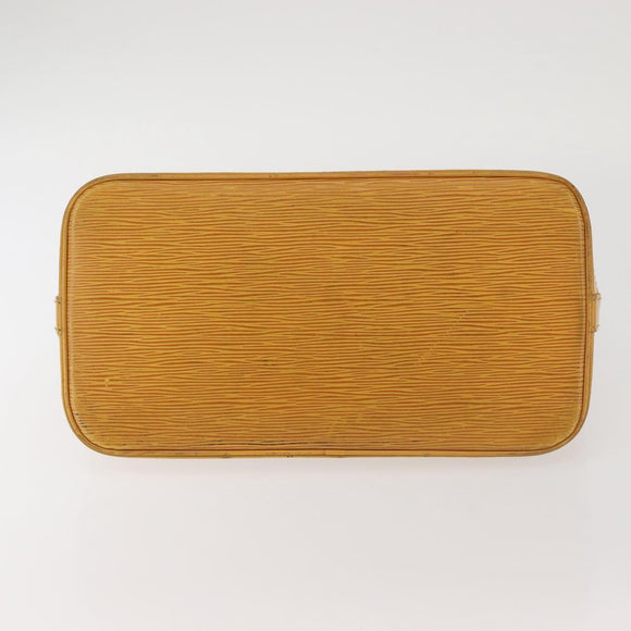 LOUIS VUITTON Epi Alma Hand Bag Yellow M52149 LV Auth BA6059