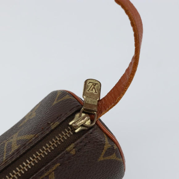 LOUIS VUITTON Monogram Papillon Pouch LV Auth BA6063