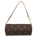 LOUIS VUITTON Monogram Papillon Pouch LV Auth BA6063-13