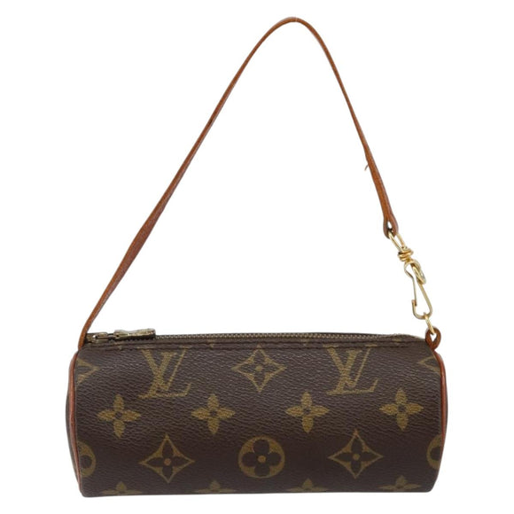 LOUIS VUITTON Monogram Papillon Pouch LV Auth BA6063