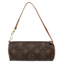 LOUIS VUITTON Monogram Papillon Pouch LV Auth BA6063-2