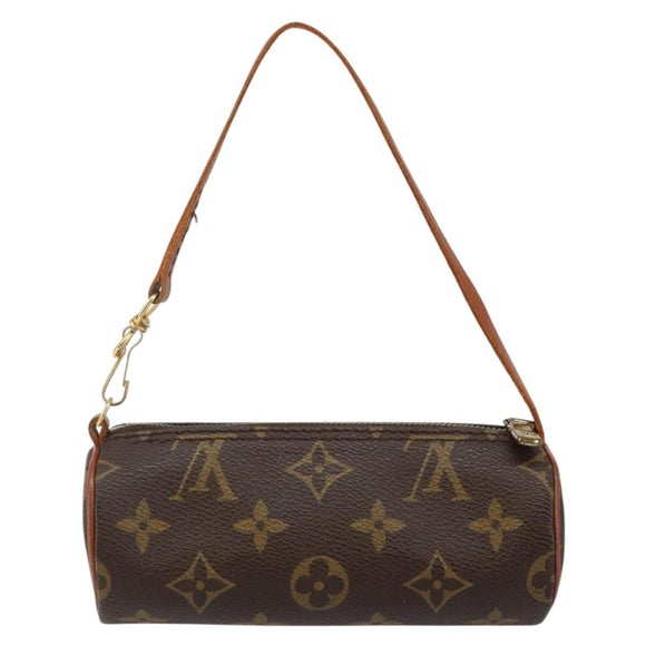 LOUIS VUITTON Monogram Papillon Pouch LV Auth BA6063
