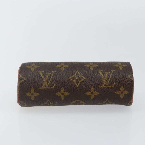 LOUIS VUITTON Monogram Papillon Pouch LV Auth BA6063