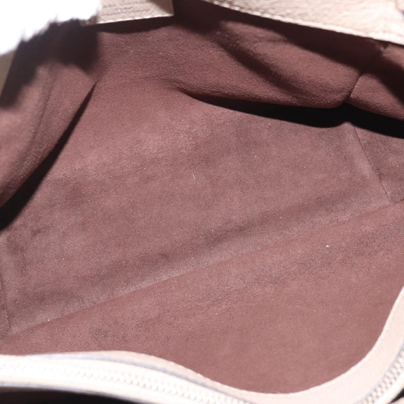 LOUIS VUITTON Monogram Mahina Sevres Bag Leather Beige M41791 LV Auth BA6064