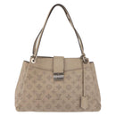 LOUIS VUITTON Monogram Mahina Sevres Bag Leather Beige M41791 LV Auth BA6064-13