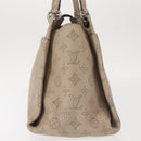 LOUIS VUITTON Monogram Mahina Sevres Bag Leather Beige M41791 LV Auth BA6064-4
