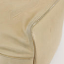 CHANEL Chain Shoulder Bag Lamb Skin Beige Gold CC Auth BA6065-10