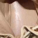 CHANEL Chain Shoulder Bag Lamb Skin Beige Gold CC Auth BA6065-17