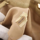 CHANEL Chain Shoulder Bag Lamb Skin Beige Gold CC Auth BA6065-20