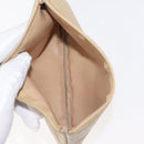 CHANEL Chain Shoulder Bag Lamb Skin Beige Gold CC Auth BA6065-23