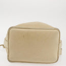 CHANEL Chain Shoulder Bag Lamb Skin Beige Gold CC Auth BA6065-9