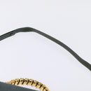 LOEWE Velazquez Hand Bag Suede Leather 2way Green Gold Auth BA6067-14