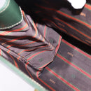 LOEWE Velazquez Hand Bag Suede Leather 2way Green Gold Auth BA6067-22