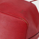 LOUIS VUITTON Epi Petit Noe Shoulder Bag Red M44107 LV Auth BA6069-9